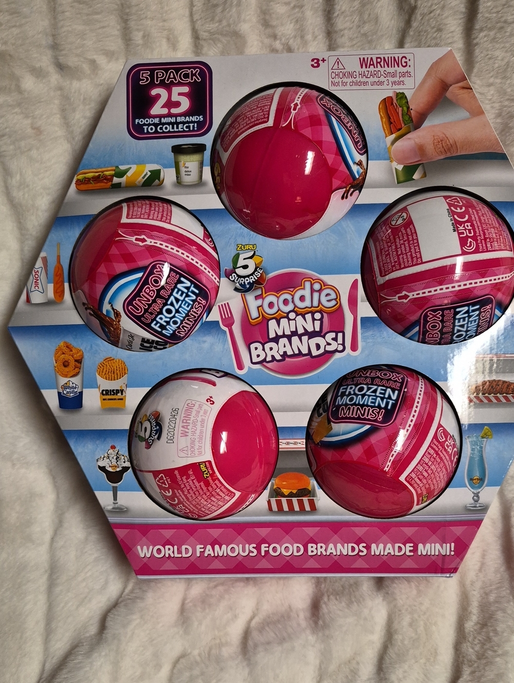 Foodie Mini Brands 5-Pack Surprise Balls – Foodie Mini Brands, Pink